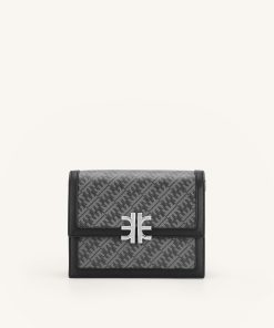 Alternative view of FEI Mini Flap Crossbody - Iron Black