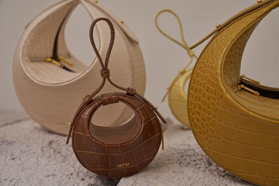 Rantan Super Mini Bag - Brown Croc - Image 9