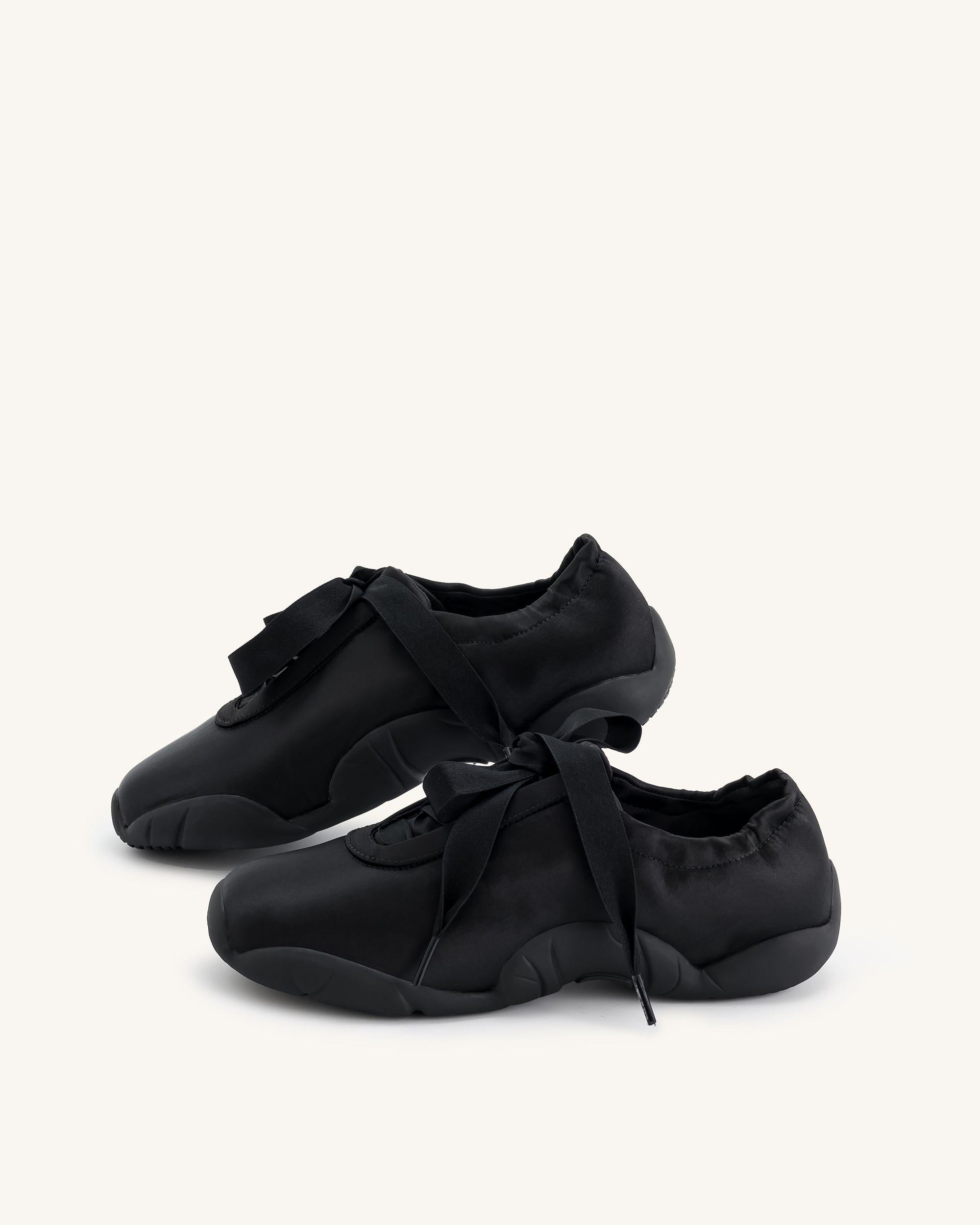 Flavia Ballerina Sneakers - Black - Image 3