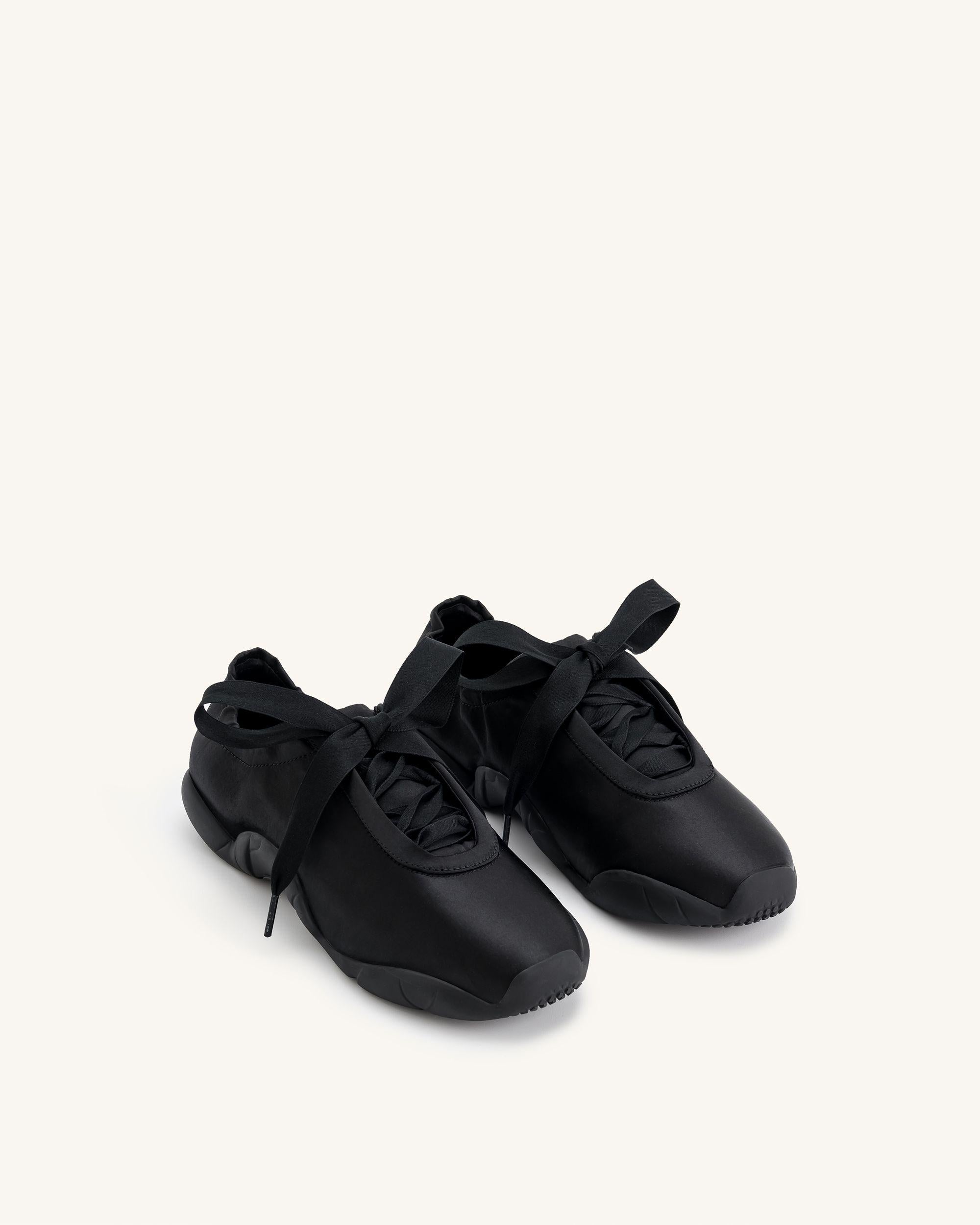 Flavia Ballerina Sneakers - Black - Image 5