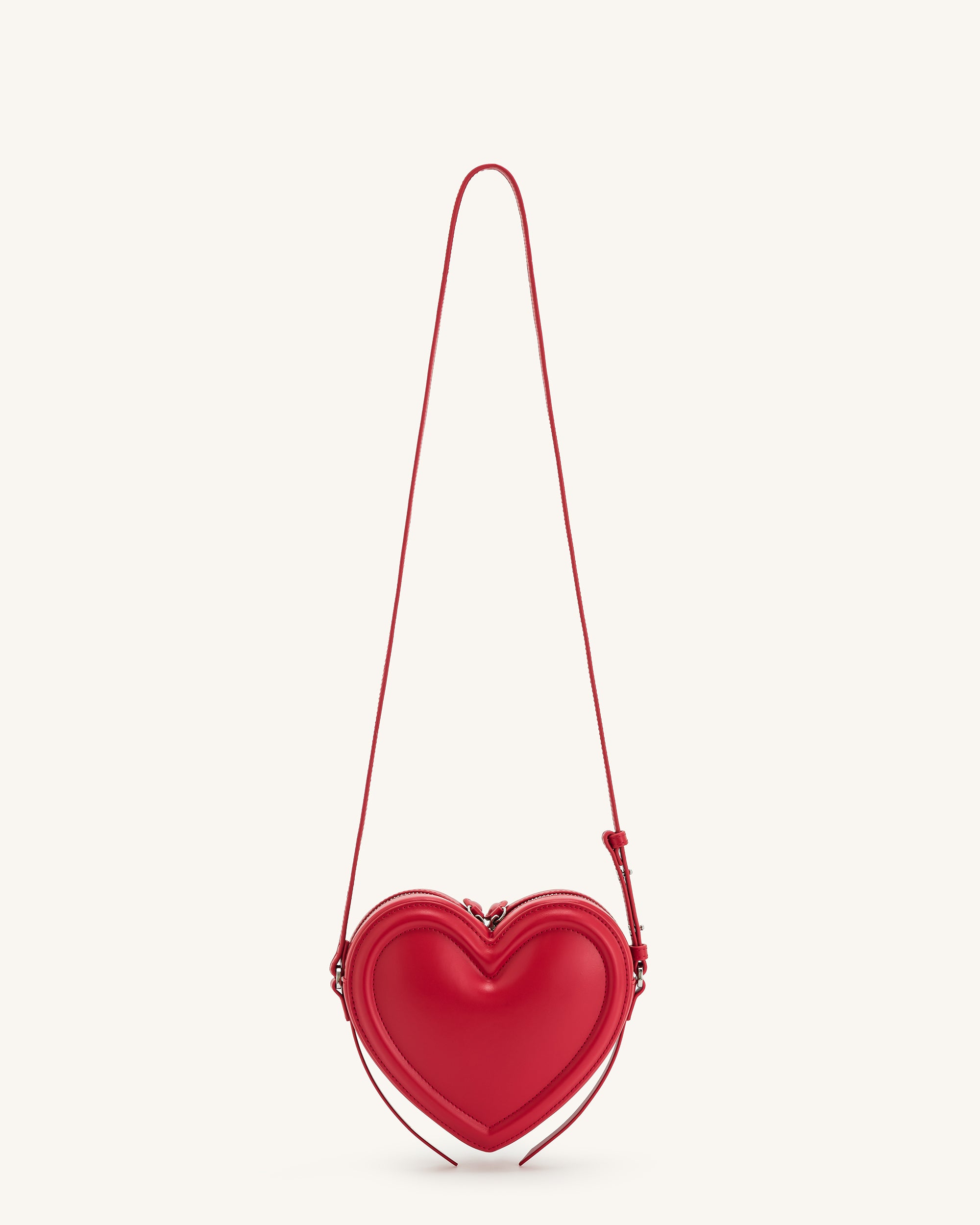 Arlene Heart Shaped Bag - Magenta - Image 3