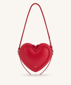Arlene Heart Shaped Bag - Magenta