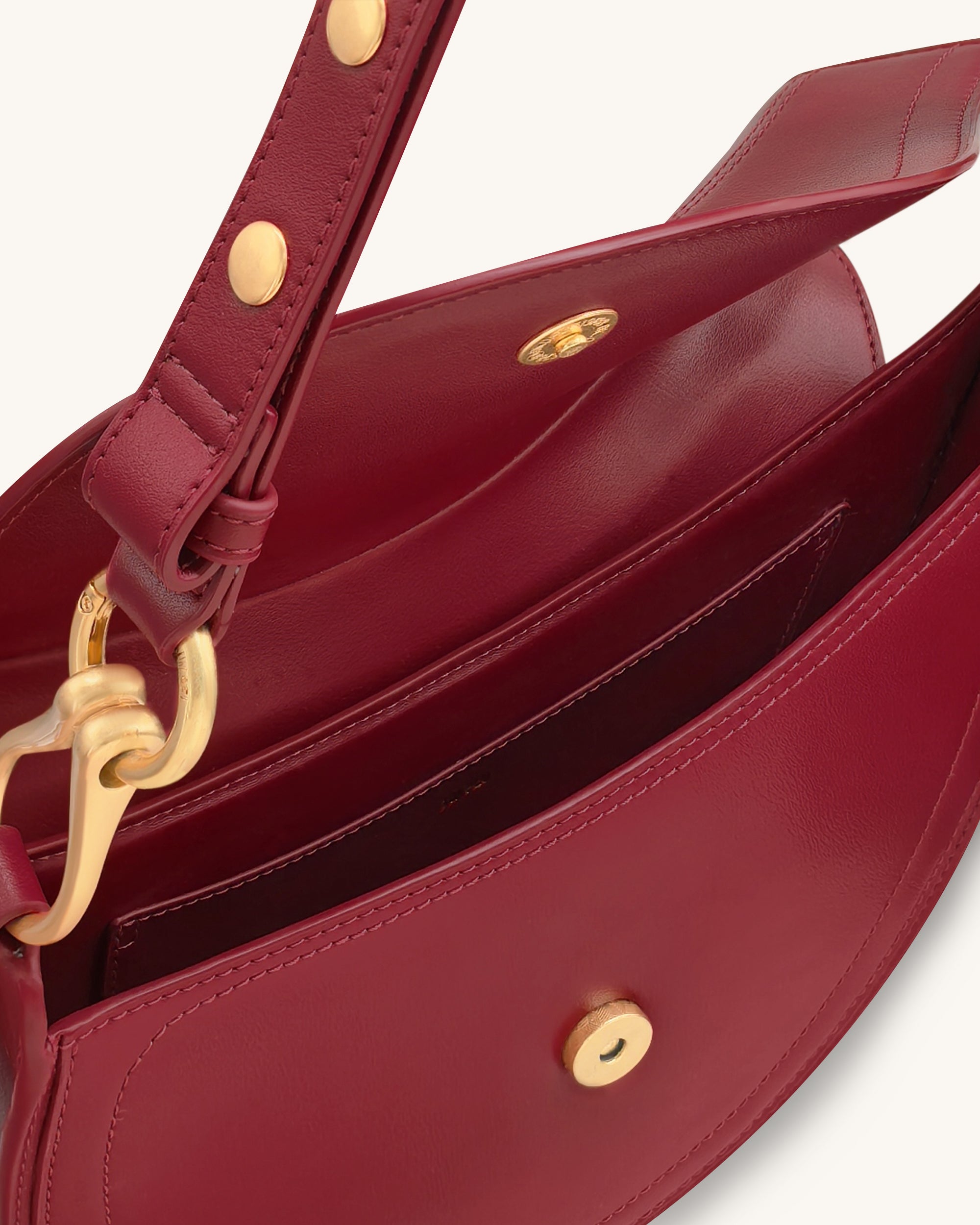 Ashlie Crossbody Bag - Burgundy - Image 4