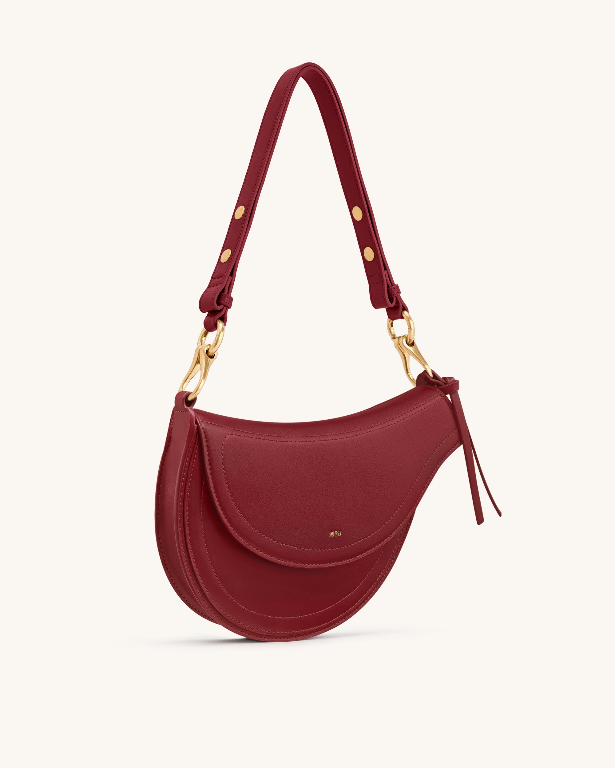 Ashlie Crossbody Bag - Burgundy - Image 2