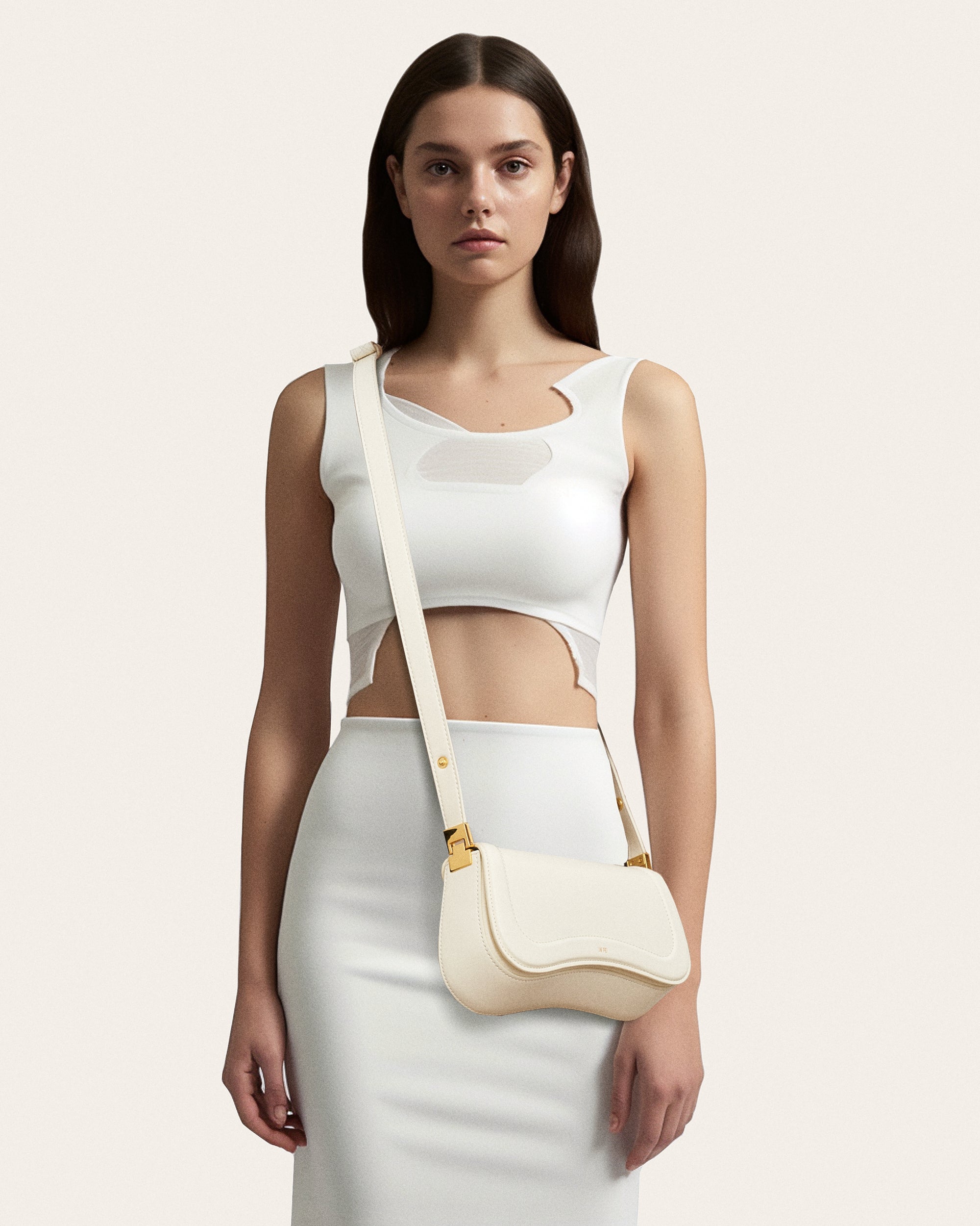 Joy Shoulder Bag - White - Image 2