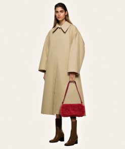 Alternative view of Joy Faux Fur Shoulder Bag - Magenta