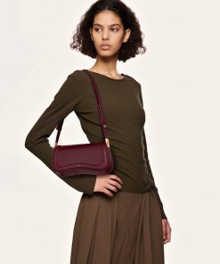Alternative view of Joy Shoulder Bag - Deep Claret