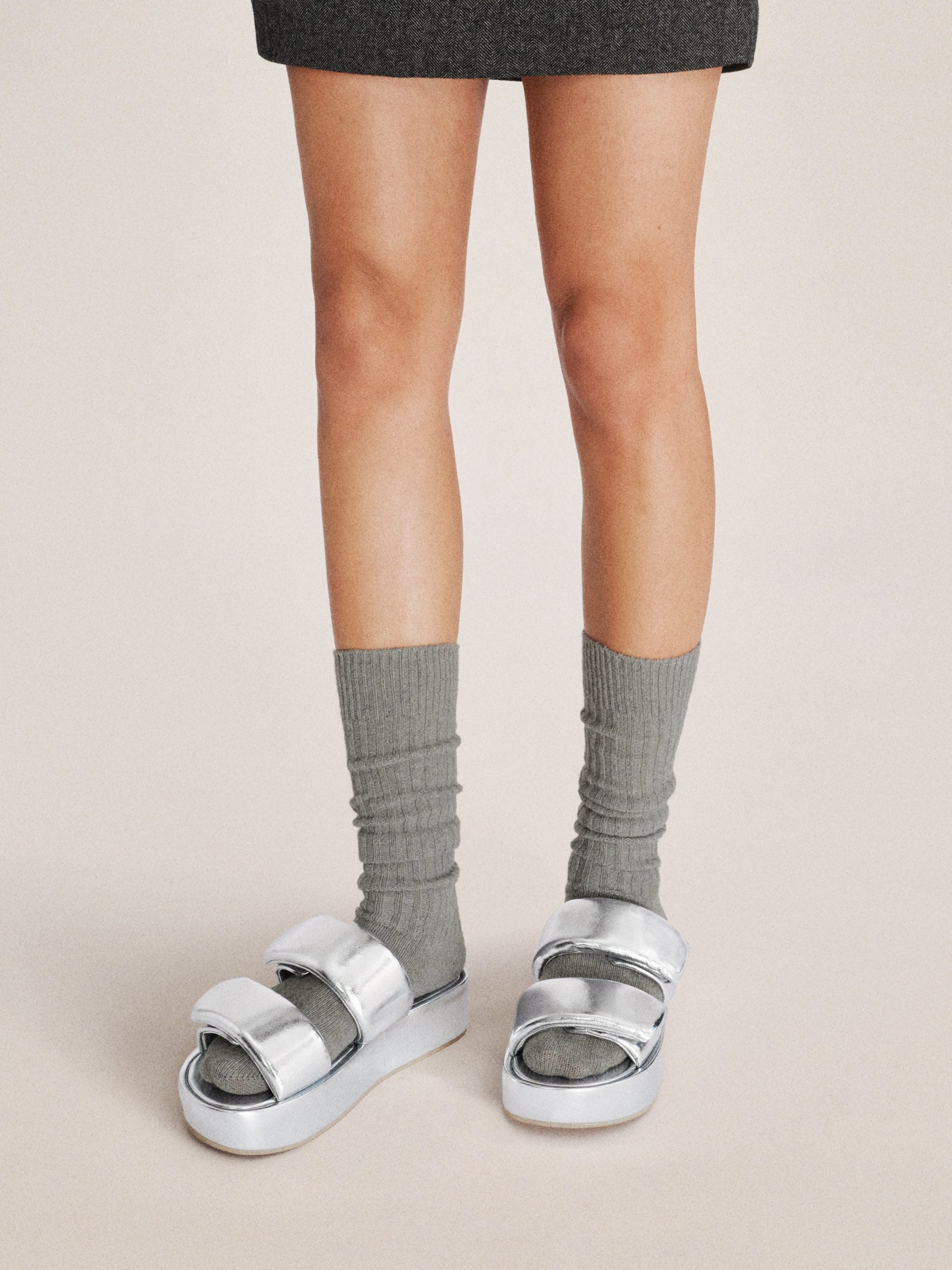 Lexi Metallic Sandal - Silver - Image 2