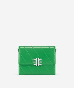 Alternative view of Mira Mini Flap Bag - Grass Green