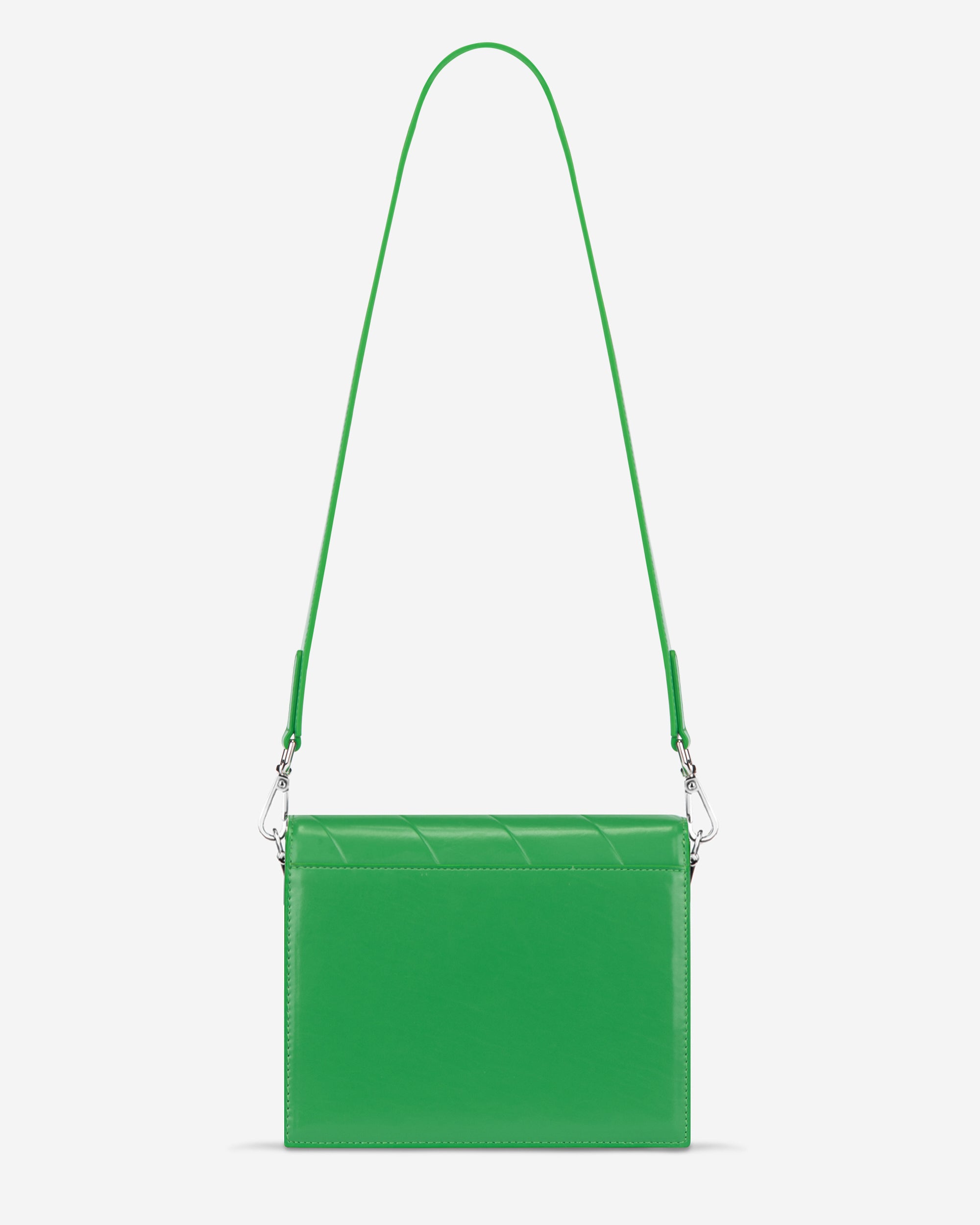 Mira Mini Flap Bag - Grass Green - Image 3