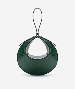 Rantan Bag - Dark Green Croc