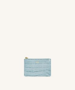 Quinn Zipped Card Holder - Ice Croc