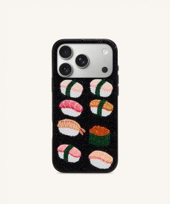 Sushi Phone Case - Multicolor Black