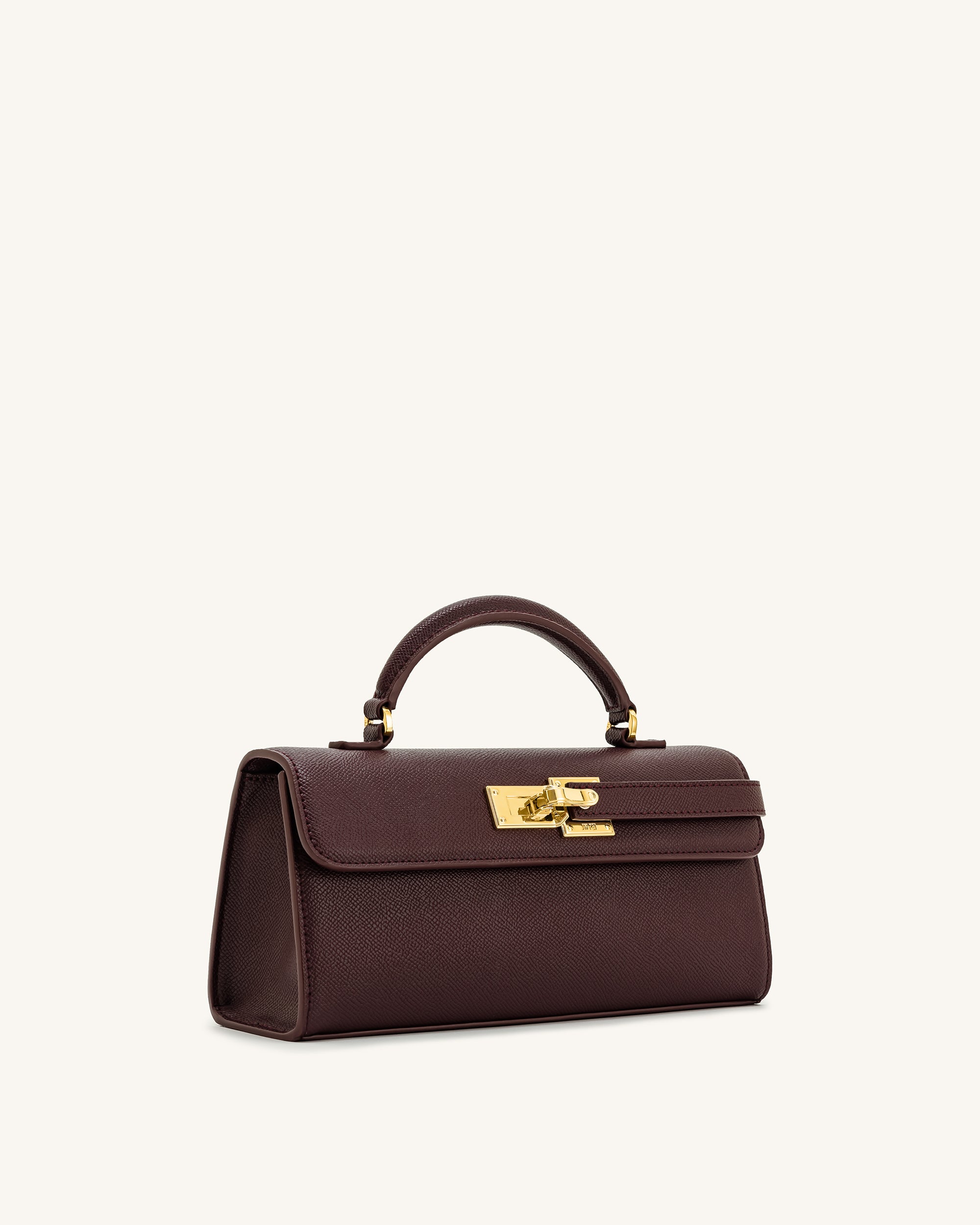 Keyla Top Handle Bag - Deep Burgundy - Image 2