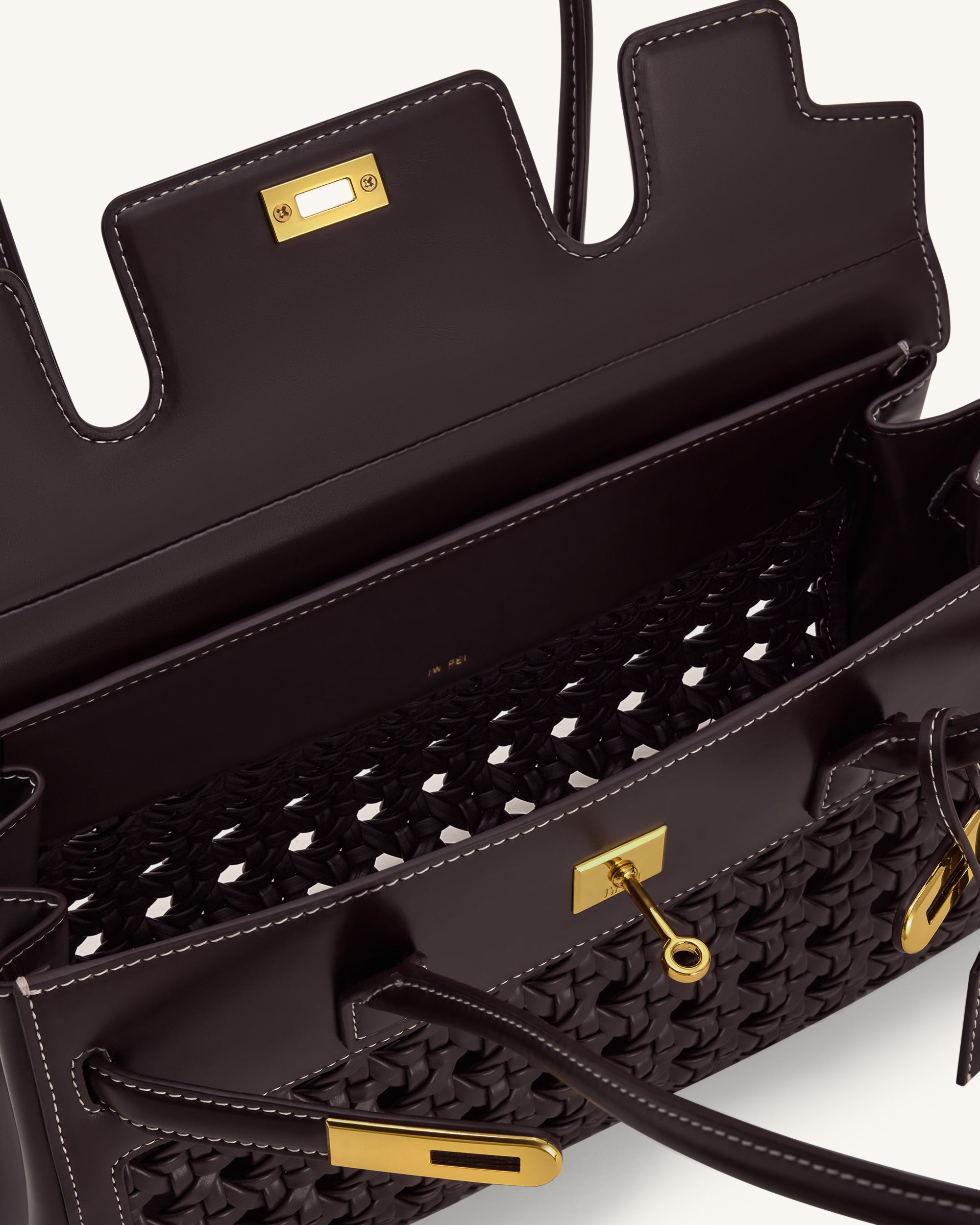 Yara Shoulder Bag - Dark Red - Image 4