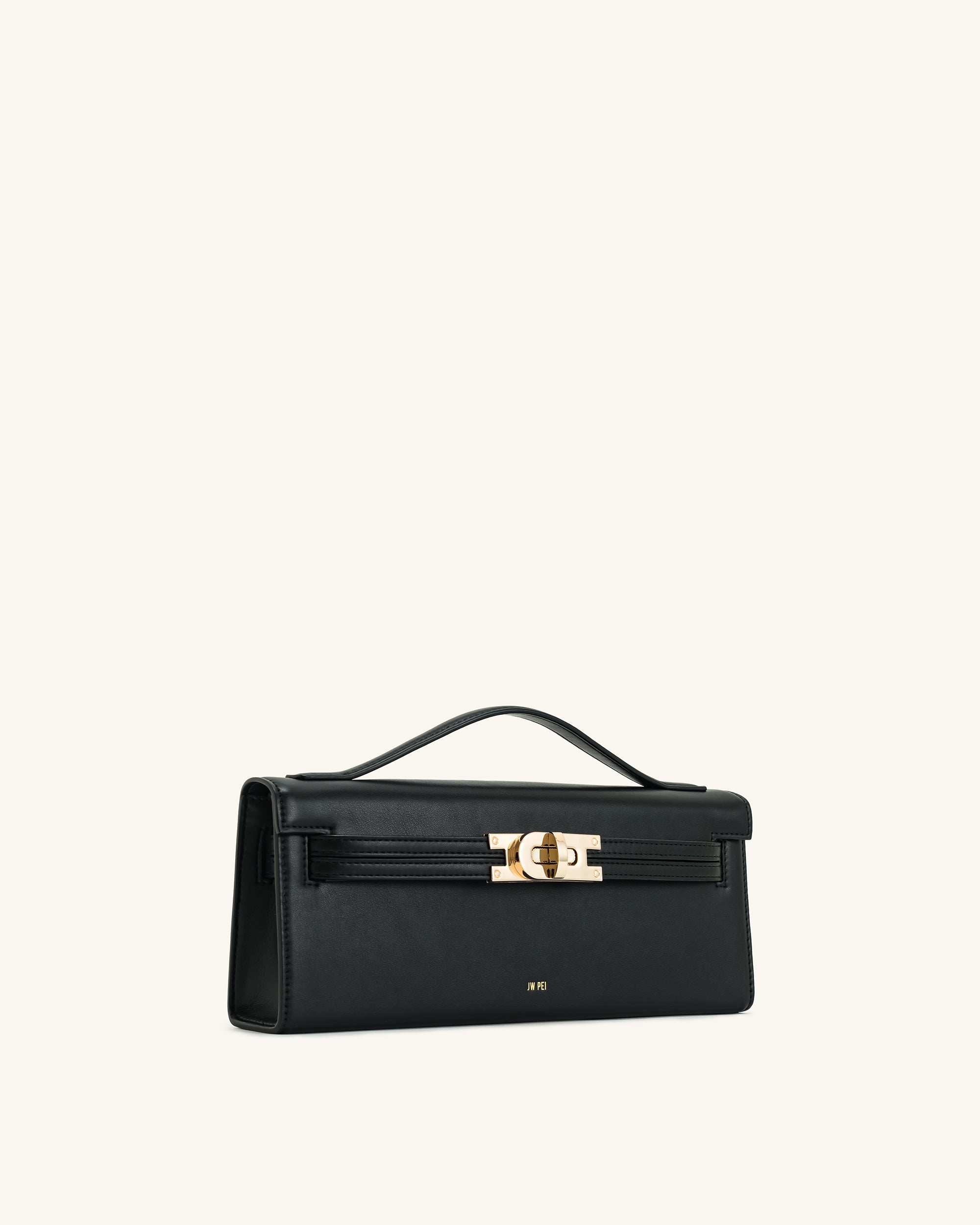 Bria Structured Top Handle Bag - Black - Image 2