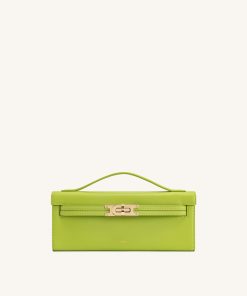 Bria Structured Top Handle Bag - Green