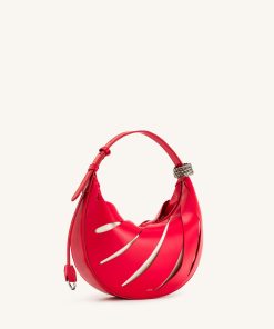 Alternative view of Jana Hollow Out Shoulder Bag - Red