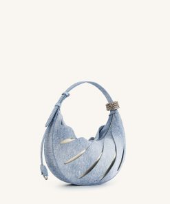 Alternative view of Jana Hollow Out Shoulder Bag - Blue