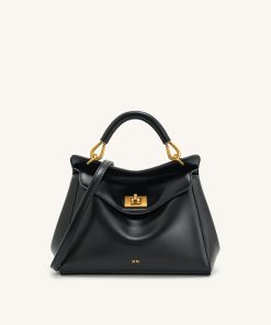 Lucia Classic Top Handbag - Black