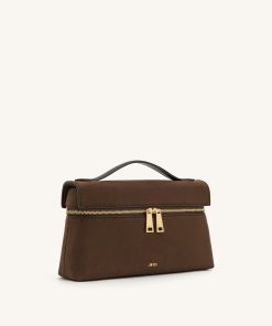 Alternative view of Thea Top Handle Bag - Mocha Brown