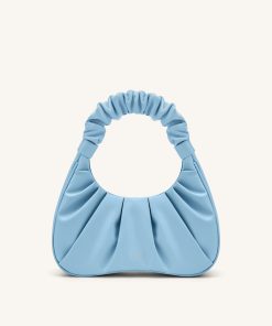 Gabbi Ruched Hobo Handbag -Ice