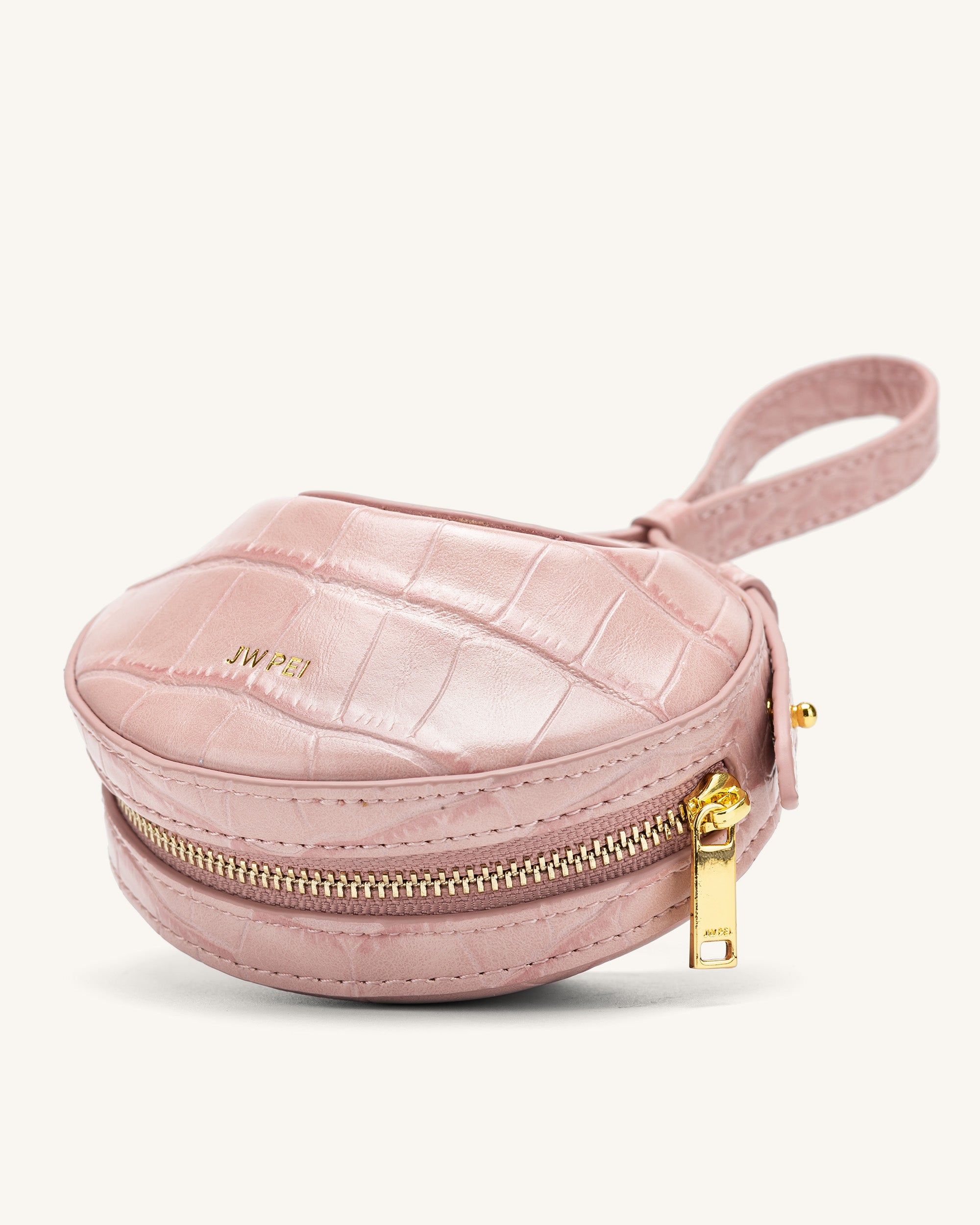 Rantan Super Mini Bag - Pink Croc - Image 3