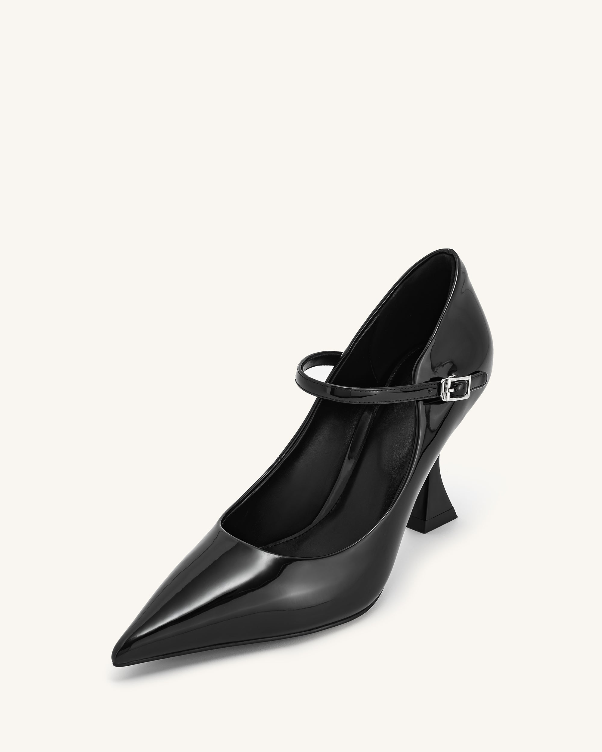 Thalina Patent Leather Pumps - Black - Image 7