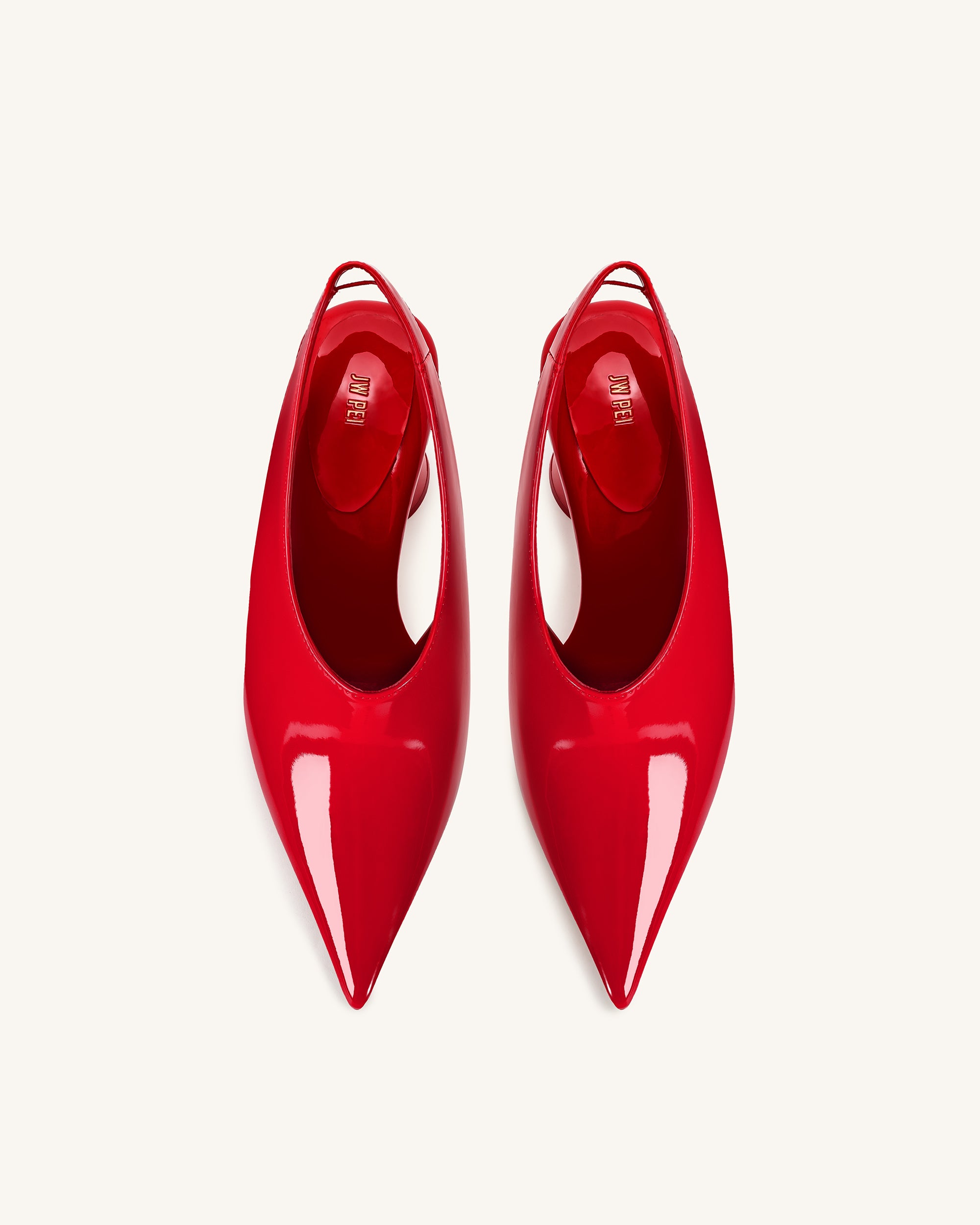 Vivovr High Heel Pumps - Red - Image 4