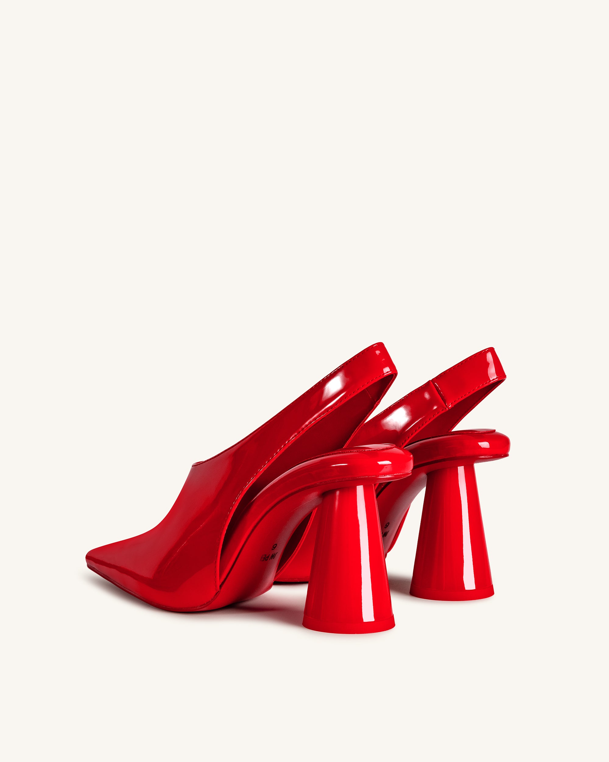 Vivovr High Heel Pumps - Red - Image 5