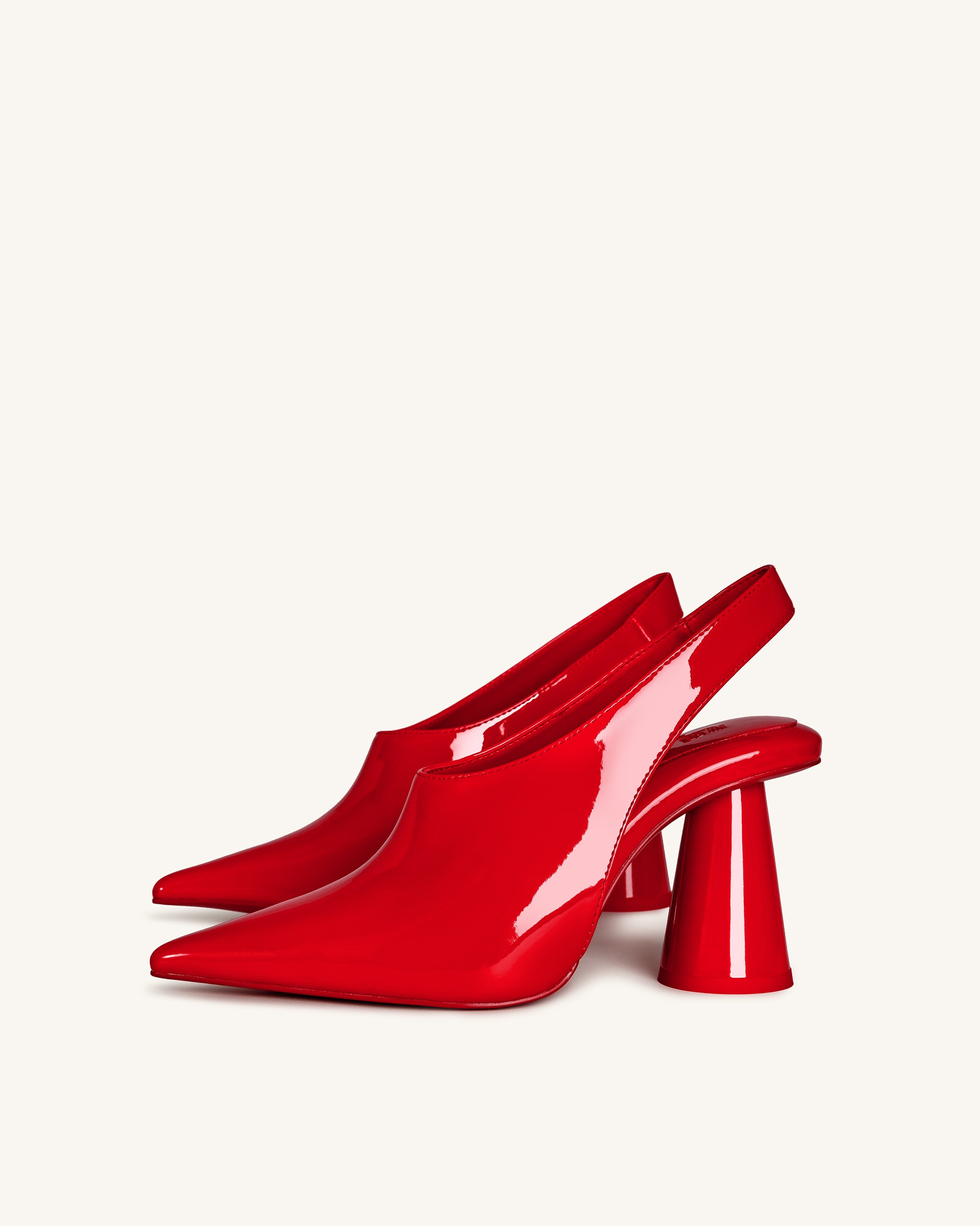 Vivovr High Heel Pumps - Red - Image 3