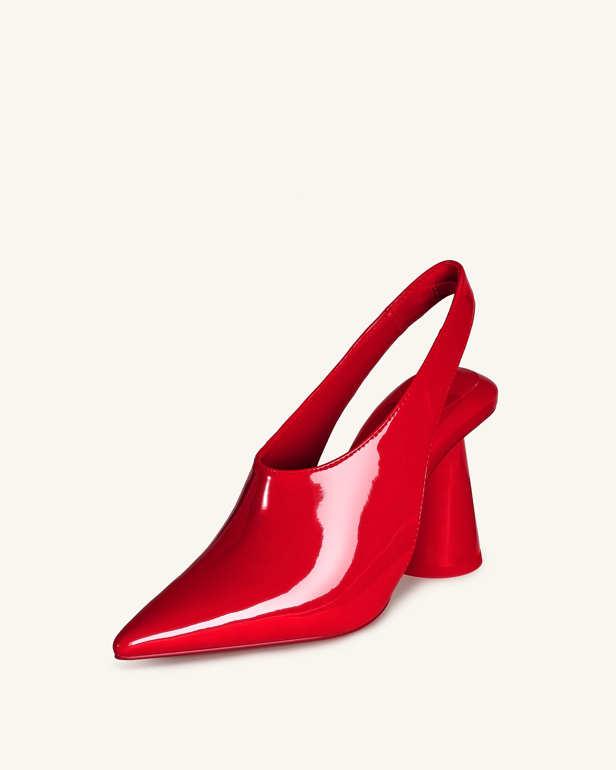 Vivovr High Heel Pumps - Red - Image 7