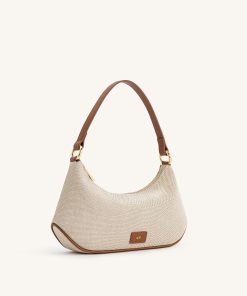 Alternative view of Lily Shoulder Bag - Brown Canvas