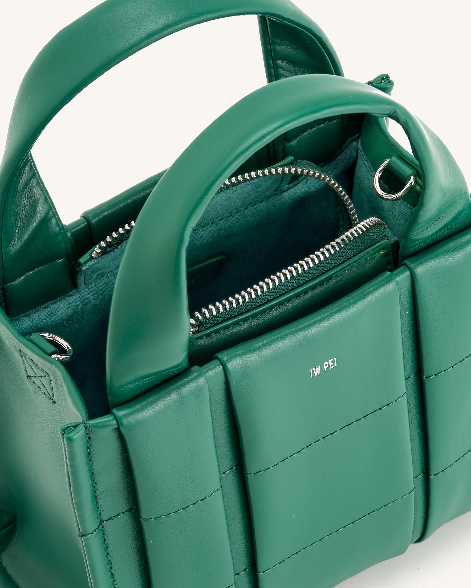 Freya Mini Tote Bag - Green - Image 4