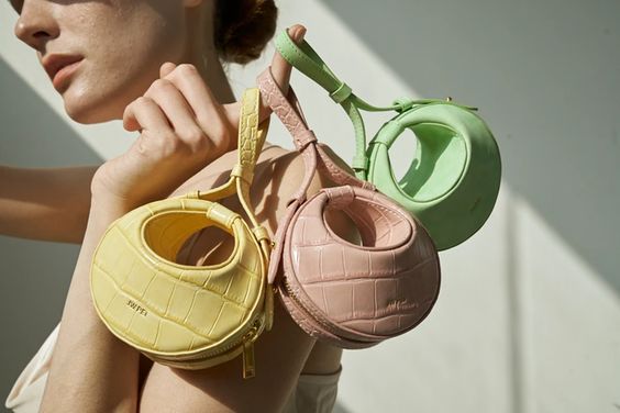 Rantan Super Mini Bag - Brown Croc - Image 10