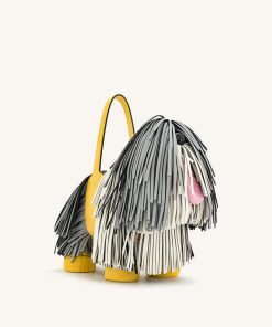 Nita Puppy Shape Handbag - Gray