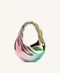 Willow Twist Crescent Top Handle Bag - Multicolor