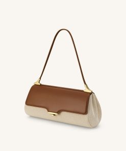 Alternative view of Eloise Shoulder Bag - Brown Canvas
