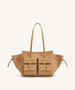 Linda Tote Bag - Latte Color