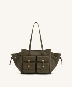 Linda Tote Bag - Dark Olive