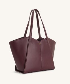 Alternative view of Kiana Large Capacity Tote Bag - Deep Claret