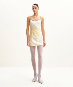 Sophia Crystal Embellished Mini Dress - Multicolor