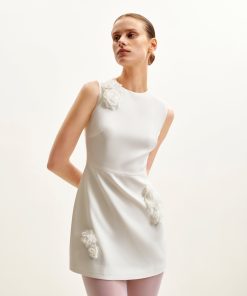 Alternative view of Blooming Beauty Evening Dress - White