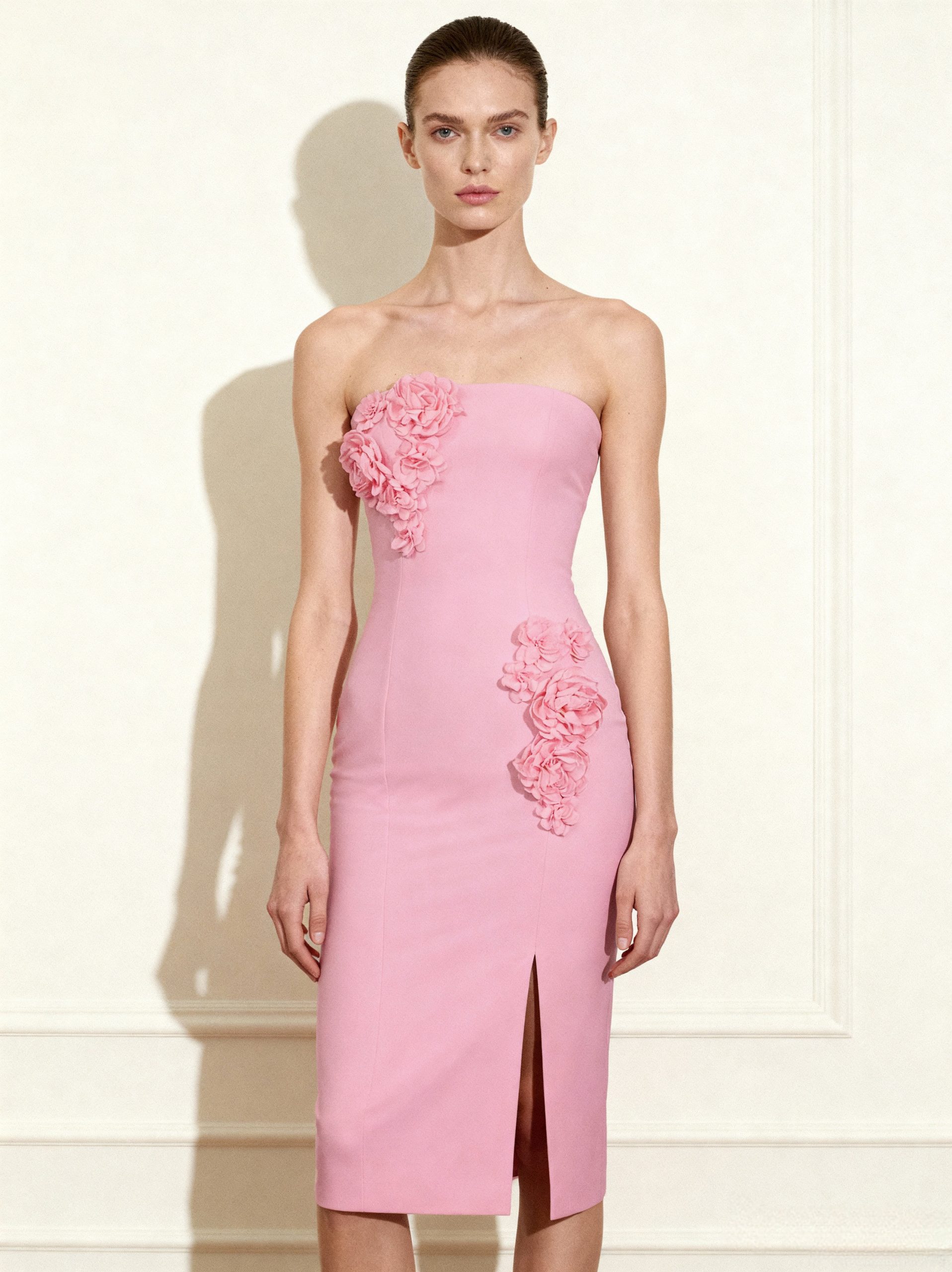 Petal Perfection Cocktail Dress - Pink