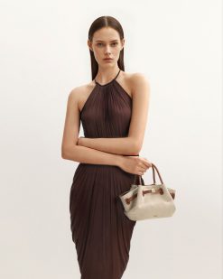 Alternative view of Hana Mini Tote Bag - Brown Canvas