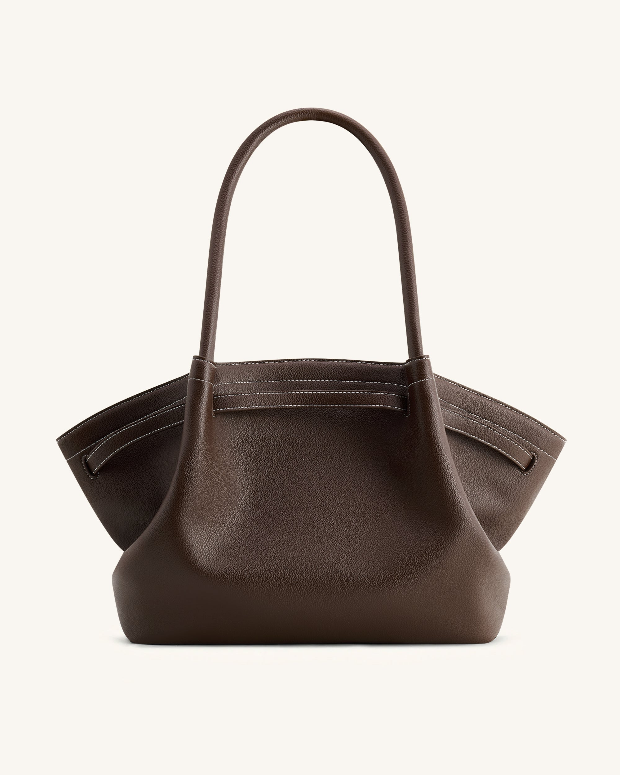 Hana Large Tote Bag - Dark Brown - Image 5