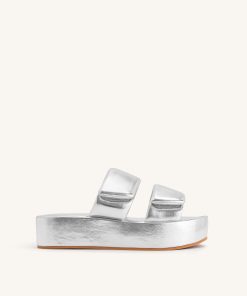 Lexi Metallic Sandal - Silver