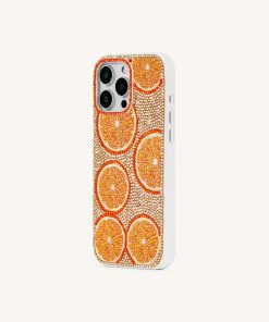 Alternative view of Orange Burst Bling Phone Case - Multicolor Orange