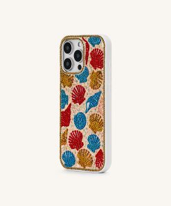 Alternative view of Seashell Pattern Phone Case - Multicolor Gold