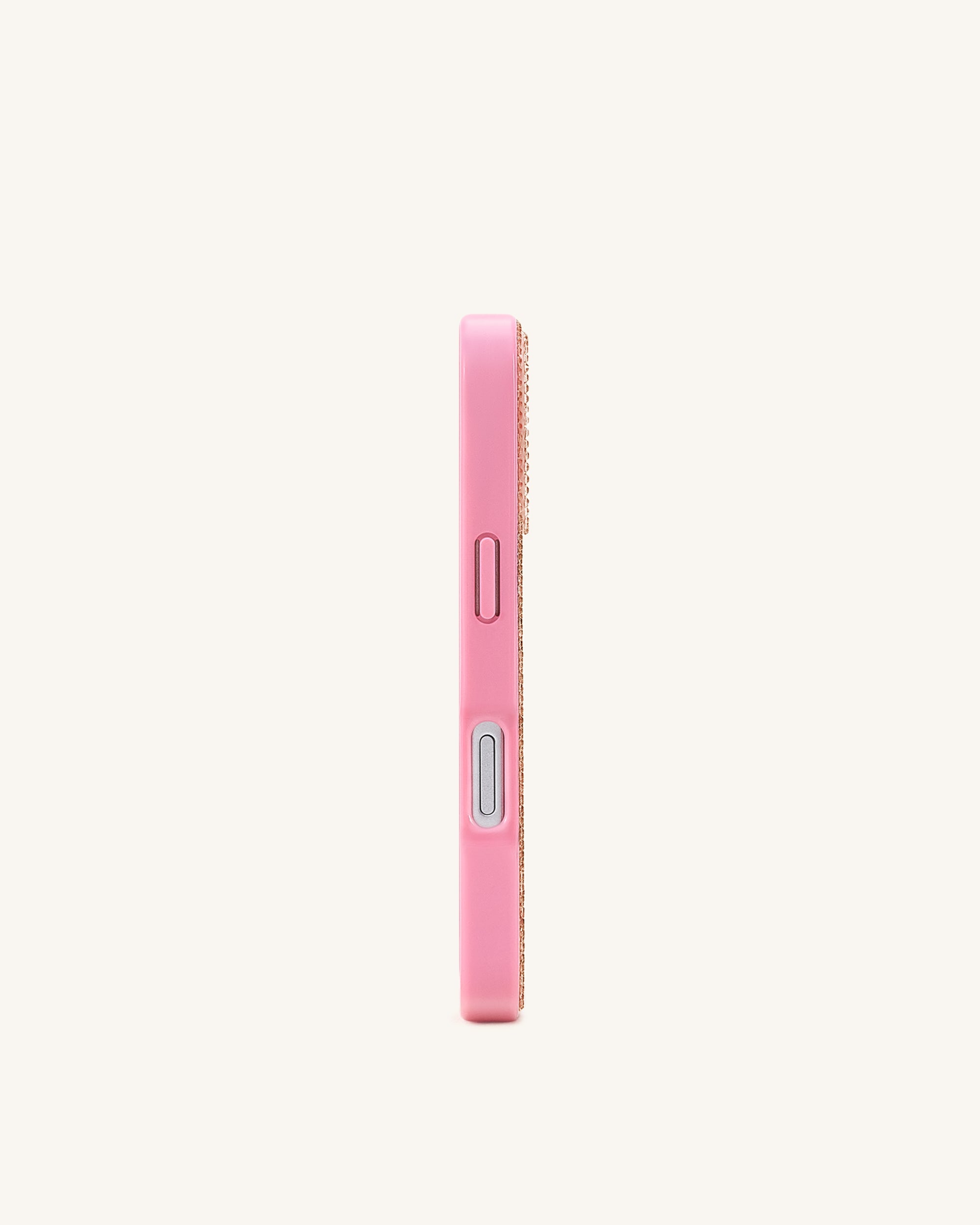 Lemon Artificial Crystal Phone Case - Pink - Image 3